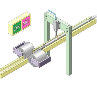 Crack inspection for shock absorber