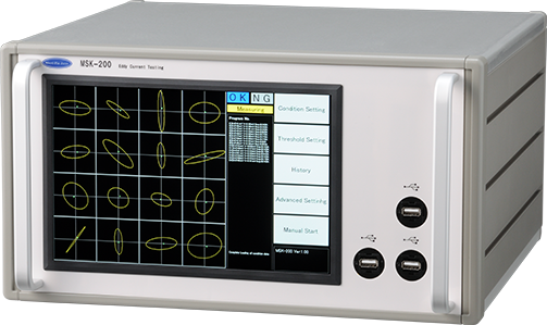 Eddy current heat treatment quality inspector