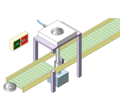 Material mix-up inspection for transmission gear