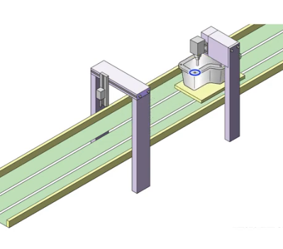 Tapped hole Inspection For aluminum die casting oil pan